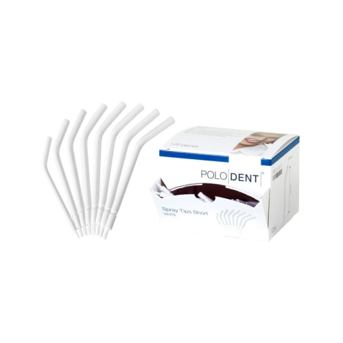 PoloDent Spraytips small kurz weiß 125 Stück