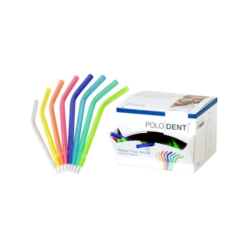 PoloDent Spraytips small kurz Sortiment 125 Stück