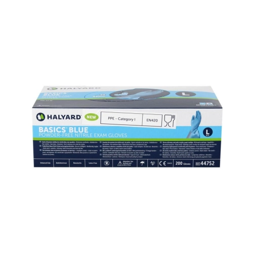 Halyard Handschuhe Basics Nitril puderfrei blau large 200 Stück