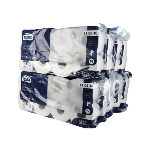 Essity Tork Soft Toilettenpapier 3-lagig weiß 9x 8 Rollen