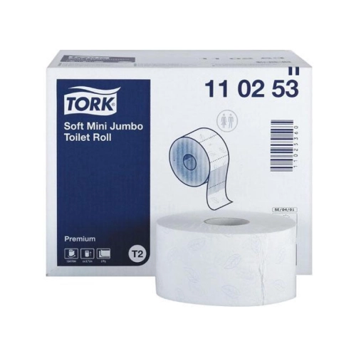 Essity Tork Premium Toilettenpapier Soft Mini Jumbo 12 Rollen