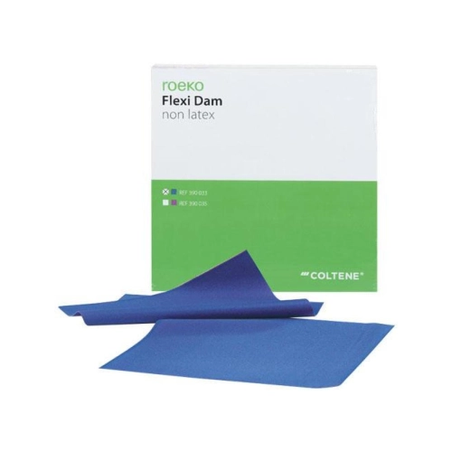 Roeko Flexi Dam 15x15 cm blau (Latexfrei) 30 Blatt