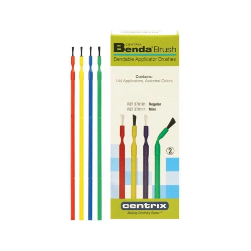 Centrix Benda-Brush Regular Halter mit Bürste 144 Stück