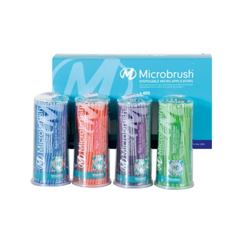 Microbrush Disposable Micro Applicators Regular Sortiment 4x 100 St