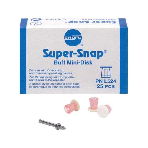 Shofu Super-Snap Buff Disk klein L524 25 Stück
