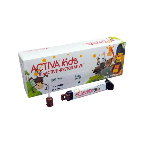 Pulpdent Activa Kids BioActive-Restorative White Opak Inklusive 20 Tips 5 ml