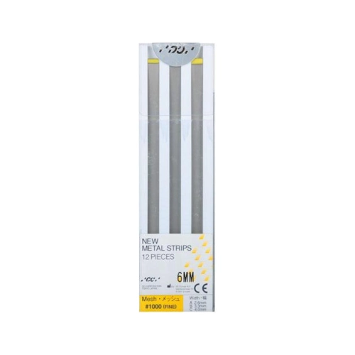 GC New Metal Strips fein/gelb N.1000 6 mm 12 Stück