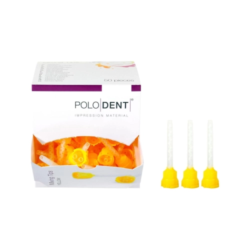 PoloDent Mischkanülen gelb 50 Stück