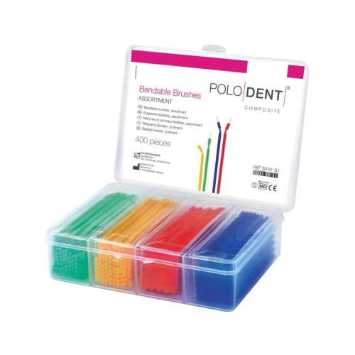 PoloDent Bendable Brushes Sortiment 4x 100 St