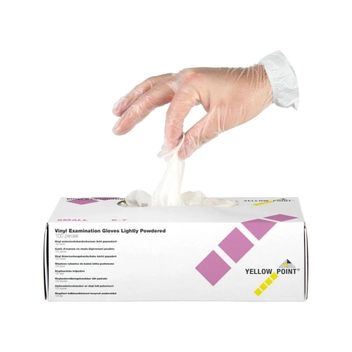 Yellow Point Handschuhe Vinyl klein 100 Stück