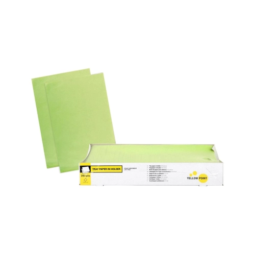 Yellow Point Filterpapier für Trays in Entnahmebox 18x28 cm limette 250 Blatt