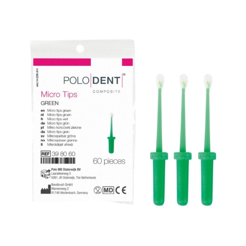 PoloDent Micro Tips grün 60 Stück