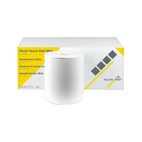 Yellow Point Handtuchrolle Midi 1-lagig 6 Rollen